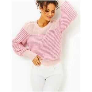 Lilly‎ Pulitzer Finney Sweater Size Medium Sparkle Stripe